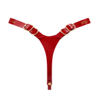 Strap-On-Me - Kunstleren Harnas Fabulous - One Size - Rood Glanzend