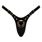 Strap-On-Me - Kunstleren Harnas Fabulous - One Size - Zwart Glanzend