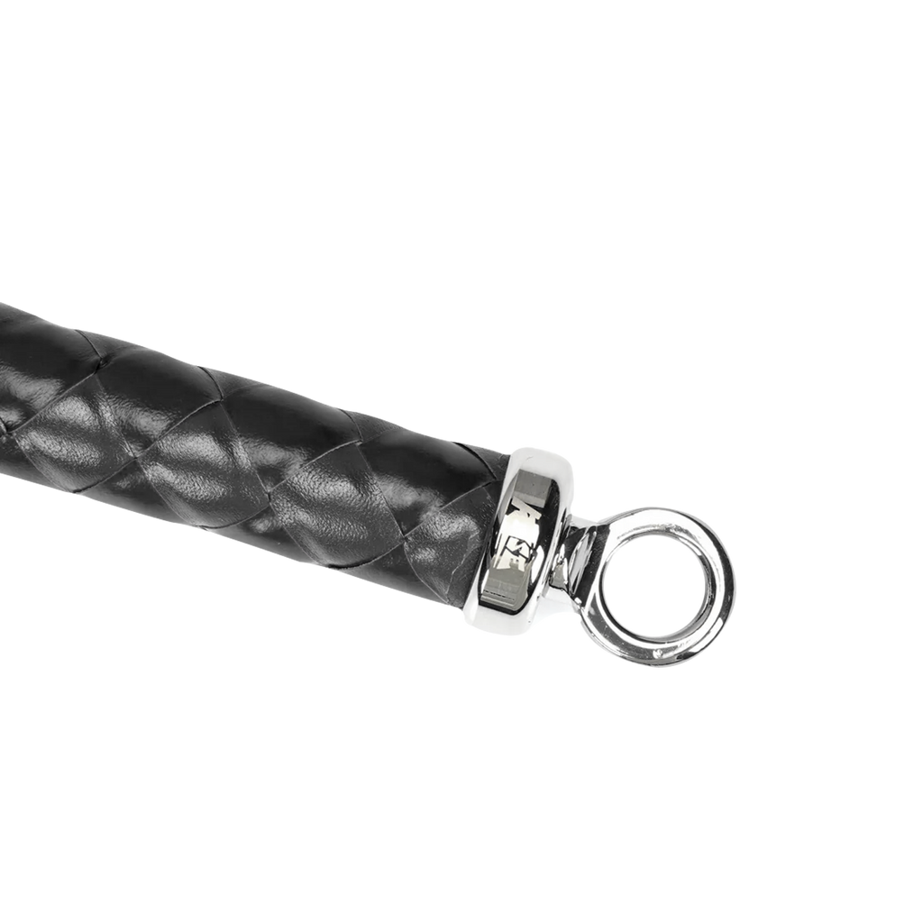 RISE - Lange Flogger (zachte staarten) - Zwart