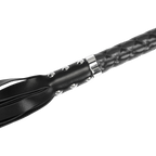 RISE - Lange Flogger (zachte staarten) - Zwart