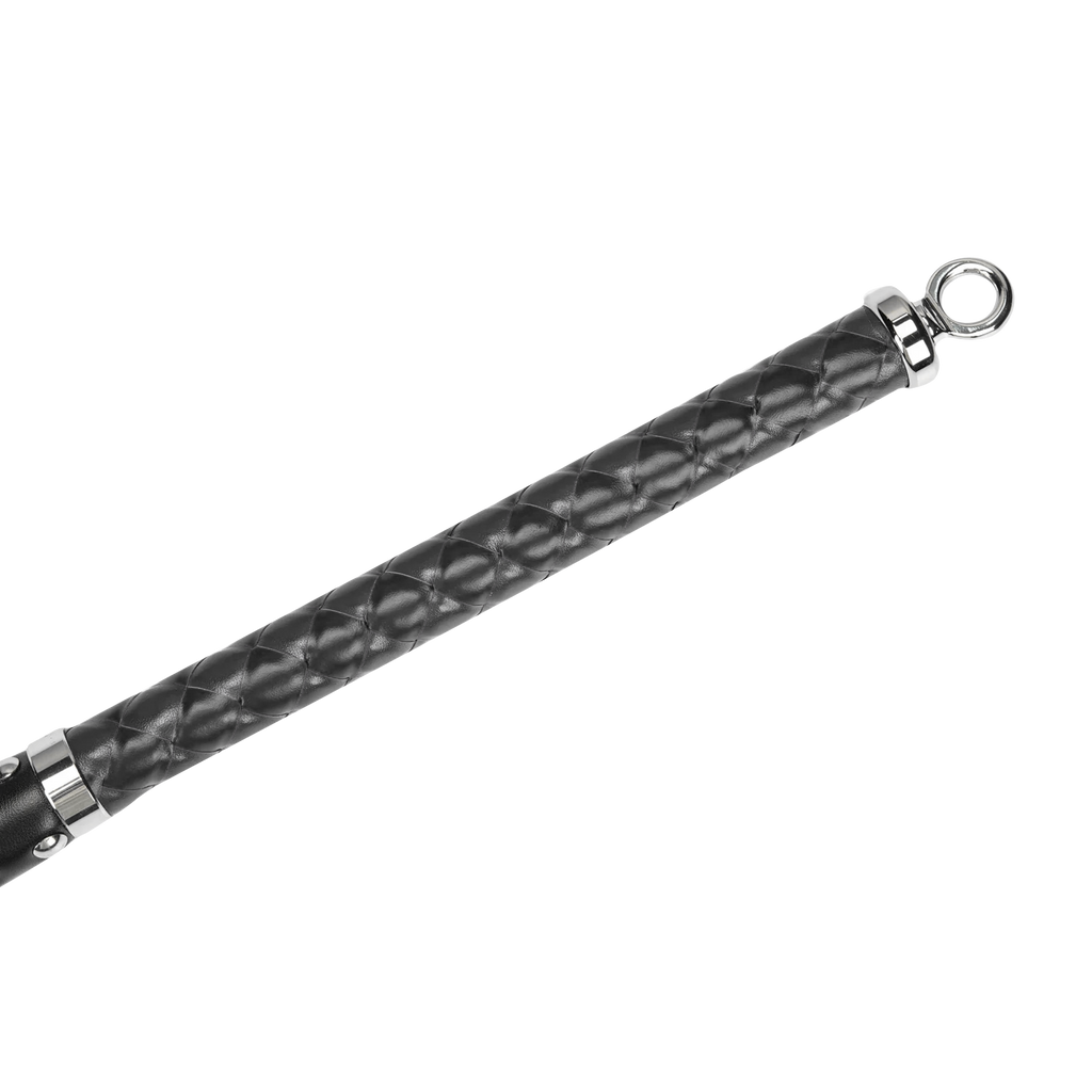 RISE - Lange Flogger (zachte staarten) - Zwart