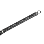 RISE - Lange Flogger (zachte staarten) - Zwart