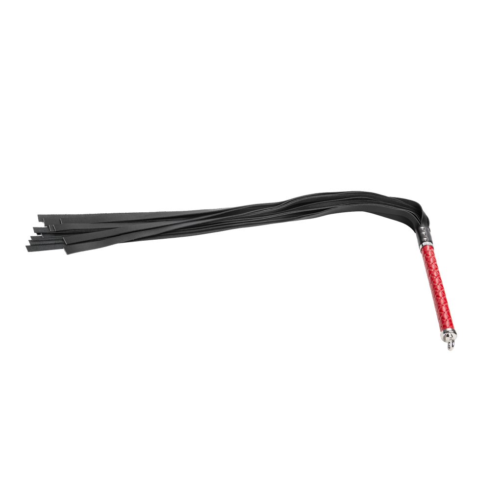 RISE - Lange Flogger (zachte staarten) - Rood