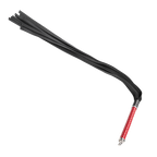 RISE - Lange Flogger (zachte staarten) - Rood