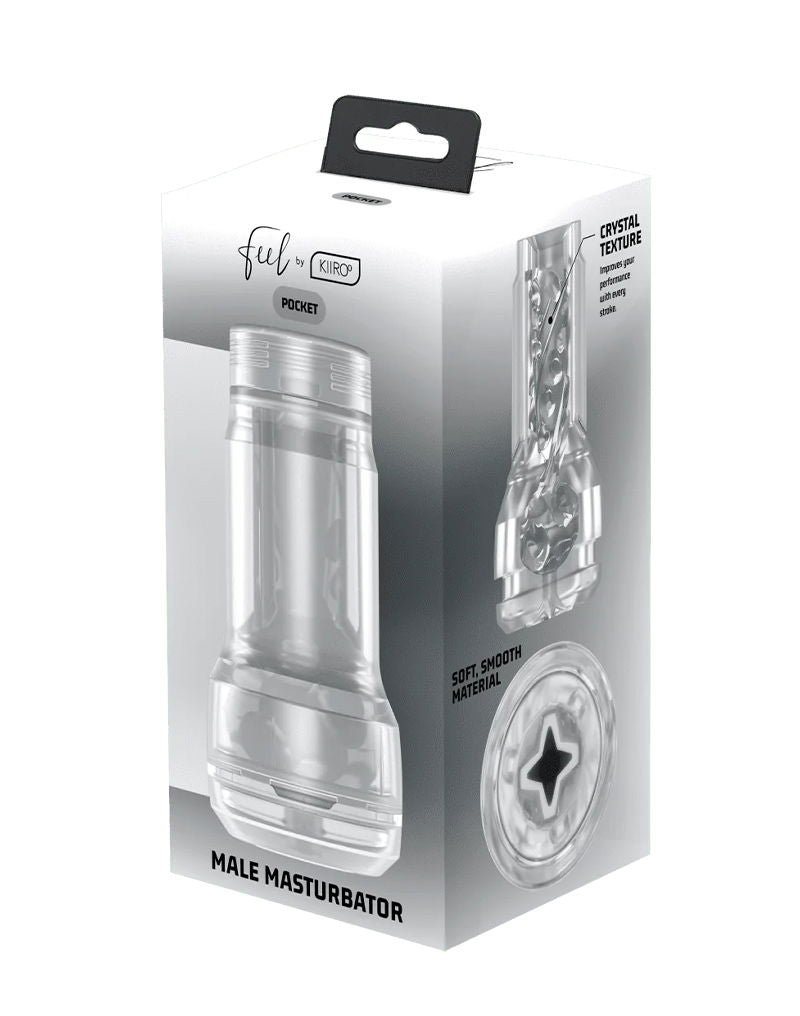 KIIROO - Feel Pocket Stroker Crystal - Transparant