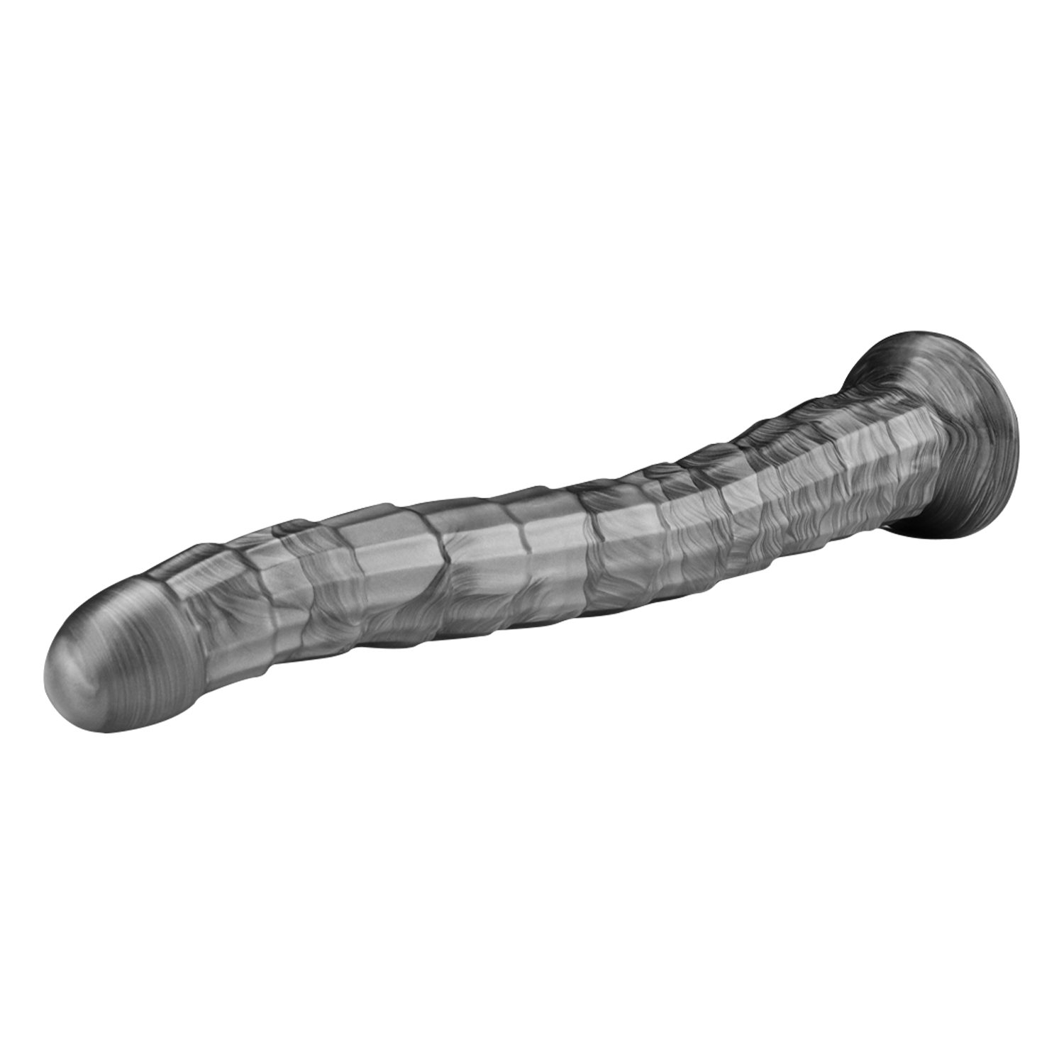 LoveToy - 14,5"King Sized Vibrating Vibrax Slider - Zilver