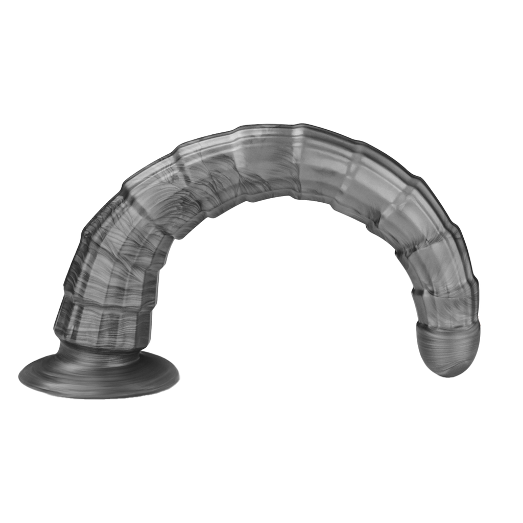 LoveToy - 14,5"King Sized Vibrating Vibrax Slider - Zilver