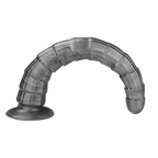 LoveToy - 14,5"King Sized Vibrating Vibrax Slider - Zilver