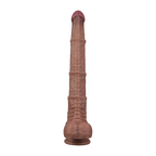 LoveToy - Nature Cock - 16" Dual Layered Bendable Cock XXL -Nude