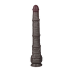 LoveToy - Nature Cock - 16" Dual Layered Bendable Cock XXL - Zwart