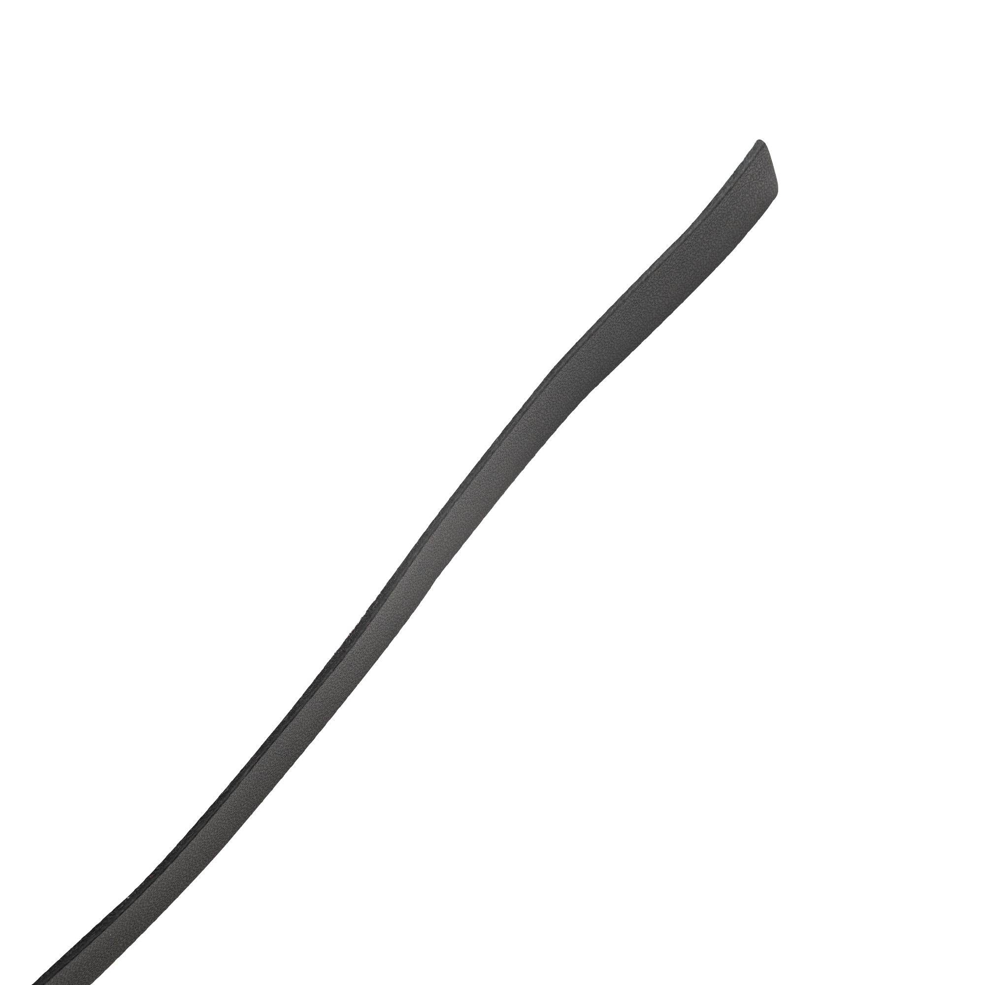 RISE - Lange Flogger (zachte staarten) - Zwart/Rood