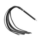 RISE - Lange Flogger (Harde Staarten) - Zwart