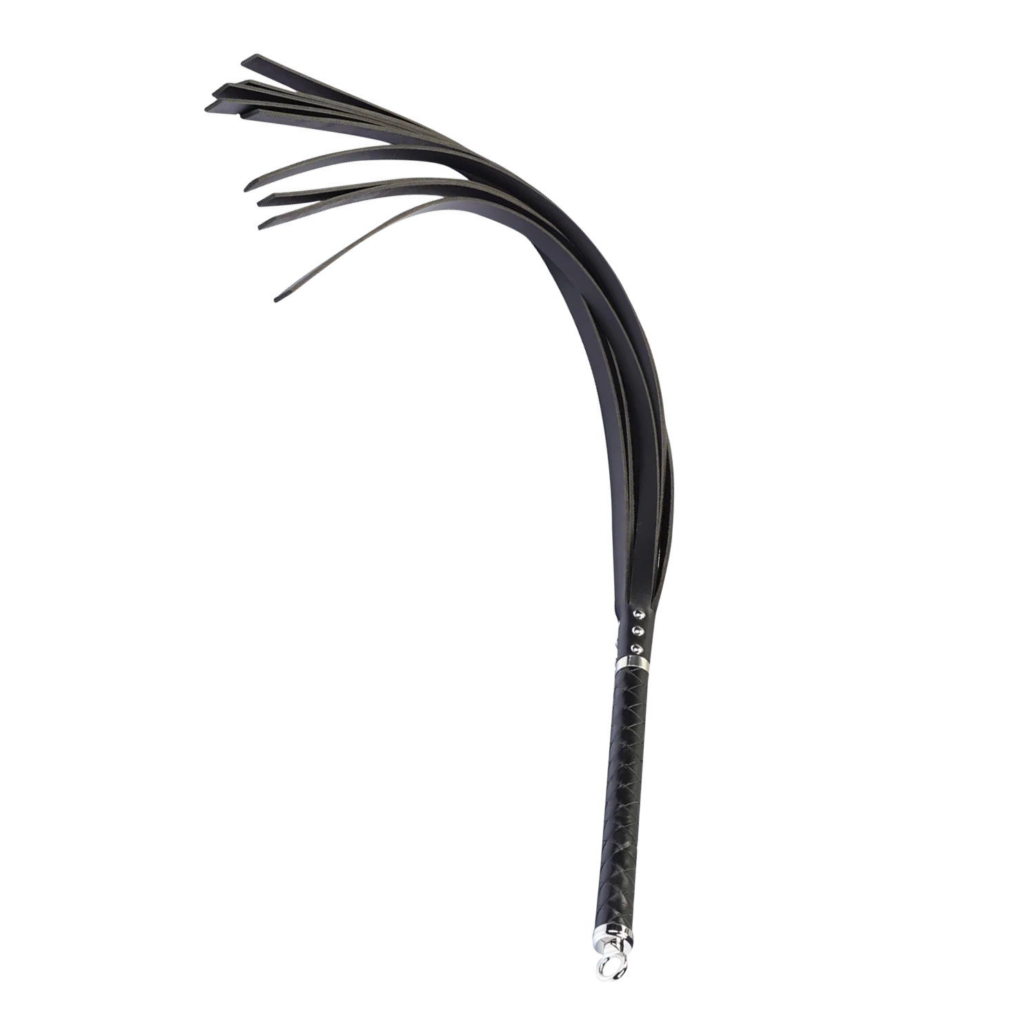 RISE - Lange Flogger (Harde Staarten) - Zwart