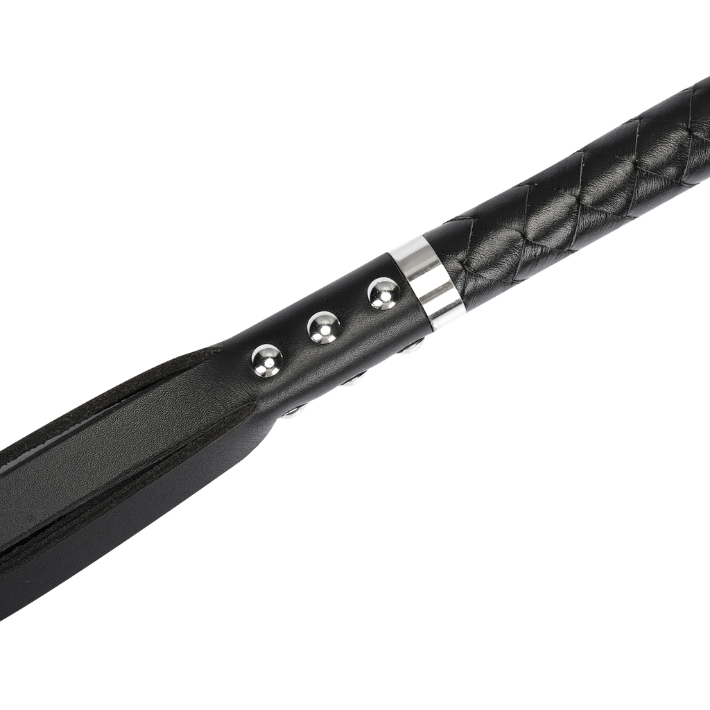 RISE - Lange Flogger (Harde Staarten) - Zwart