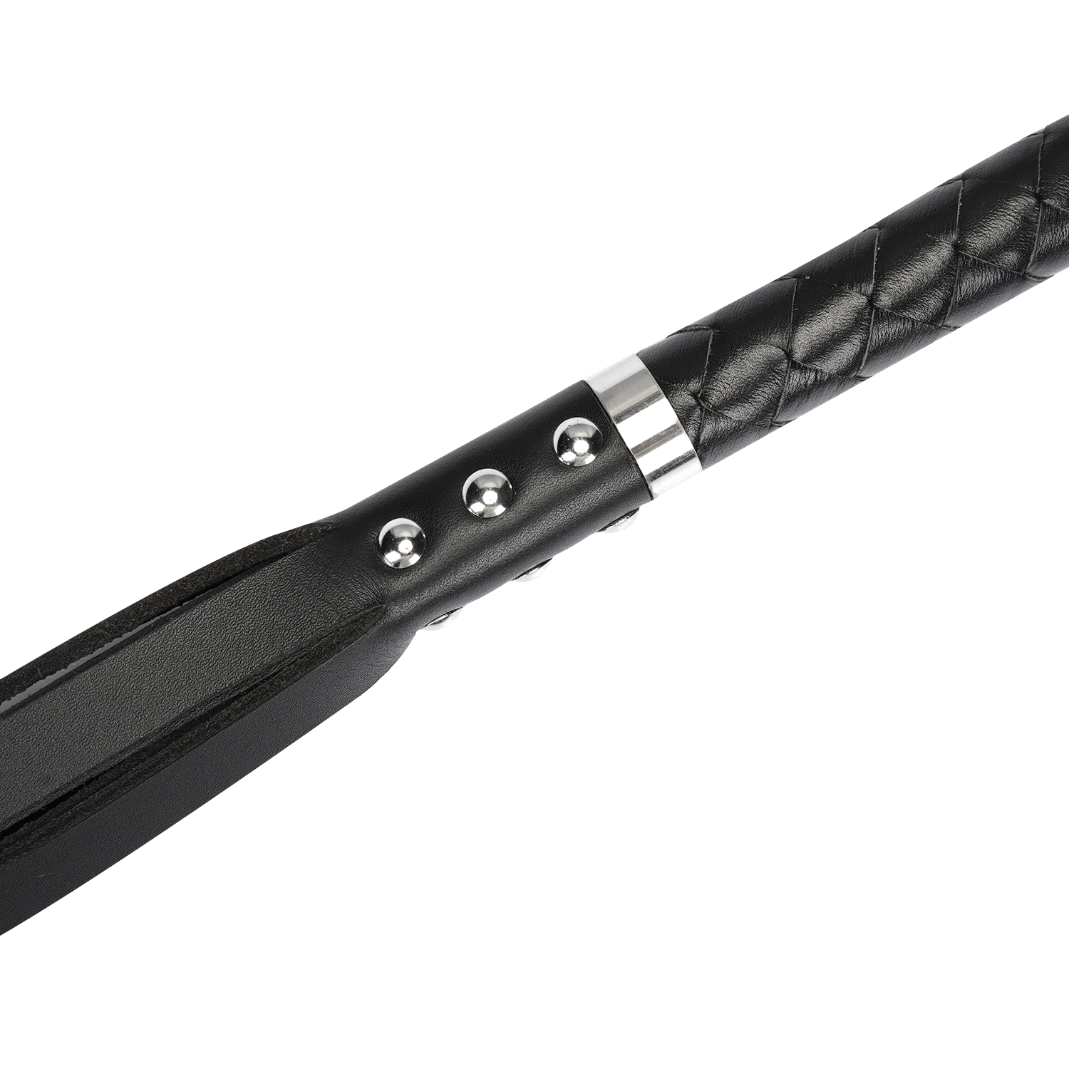 RISE - Lange Flogger (Harde Staarten) - Zwart