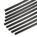 RISE - Lange Flogger (Harde Staarten) - Zwart