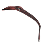 RISE - Thicker Cat O. Nine Whip - Zwart/Wijnrood