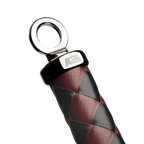 RISE - Thicker Cat O. Nine Whip - Zwart/Wijnrood