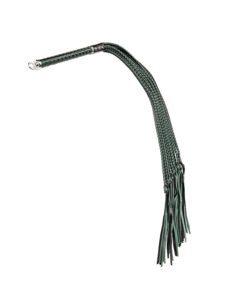 RISE - Thick Cat O. Nine Whip - Zwart/Groen