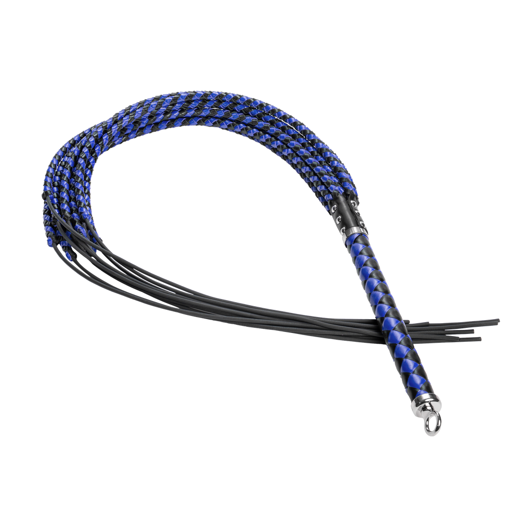 RISE - Heavy Cat O. Nine Whip - Zwart/Blauw