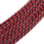 RISE - Heavy Cat O. Nine Whip - Zwart/Rood