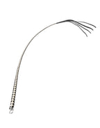 RISE - 120cm Bull Whip - Zwart/Wit