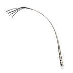 RISE - 120cm Bull Whip - Zwart/Wit