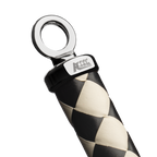 RISE - 120cm Bull Whip - Zwart/Wit