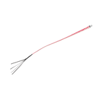 RISE - 120cm Bull Whip - Roze/Wit