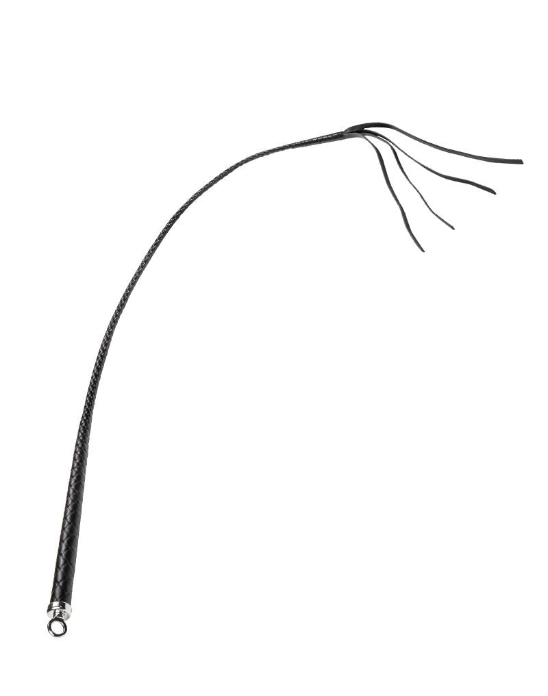RISE - 120cm Bull Whip - Zwart
