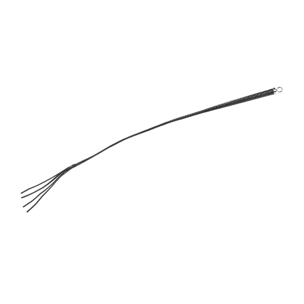 RISE - 120cm Bull Whip - Zwart