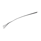 RISE - 120cm Bull Whip - Zwart