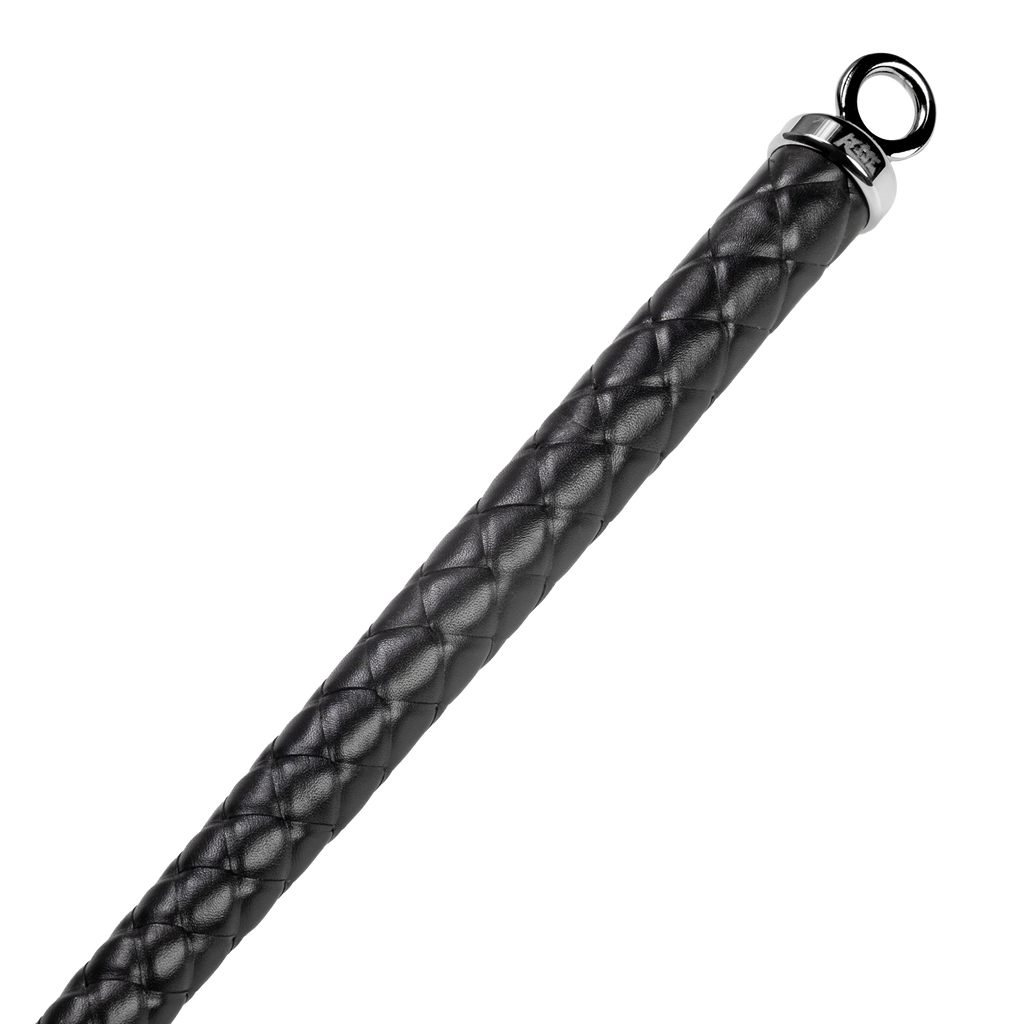 RISE - 120cm Bull Whip - Zwart