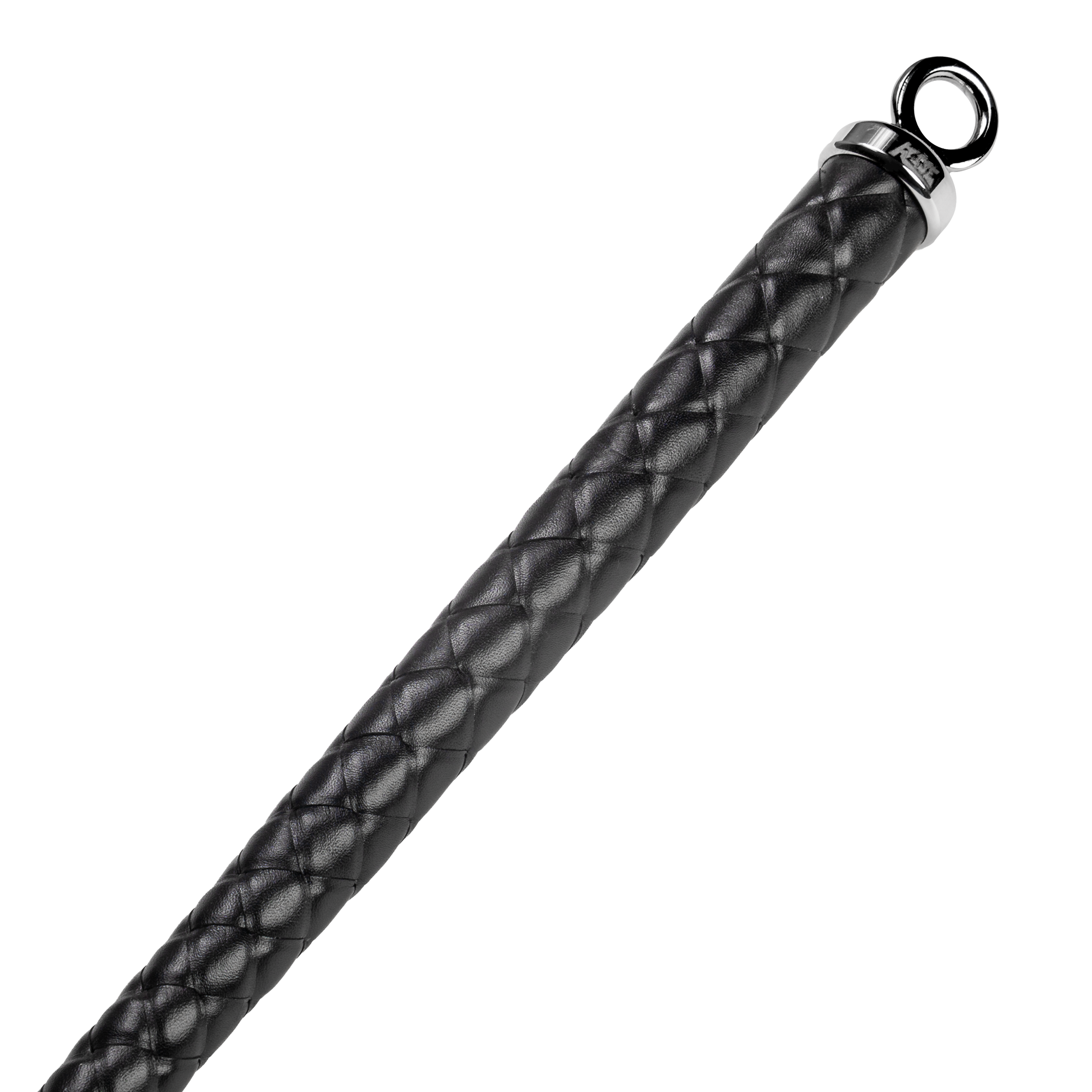 RISE - 120cm Bull Whip - Zwart