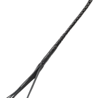 RISE - 120cm Bull Whip - Zwart