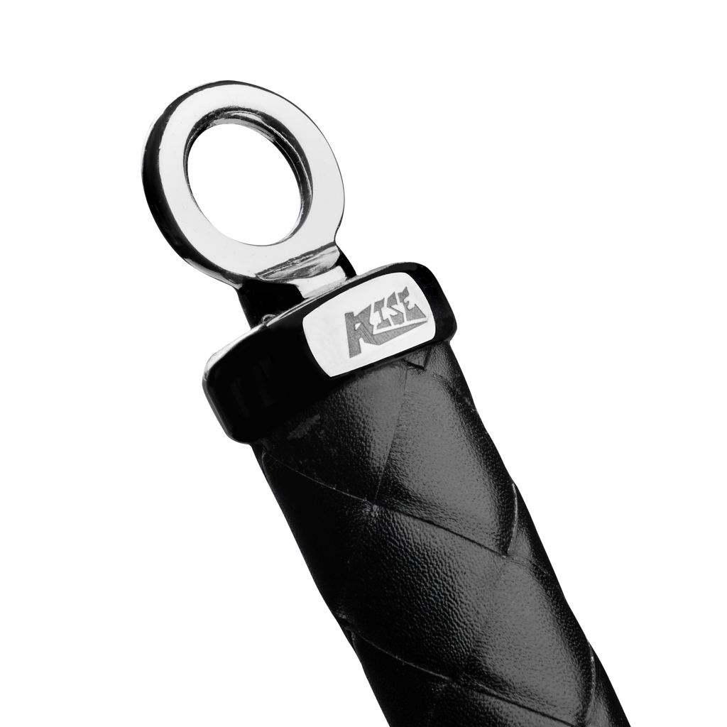 RISE - 120cm Bull Whip - Zwart