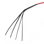 RISE - 120cm Bull Whip - Rood