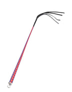 RISE - 90cm Bull Whip - Rood/Blauw