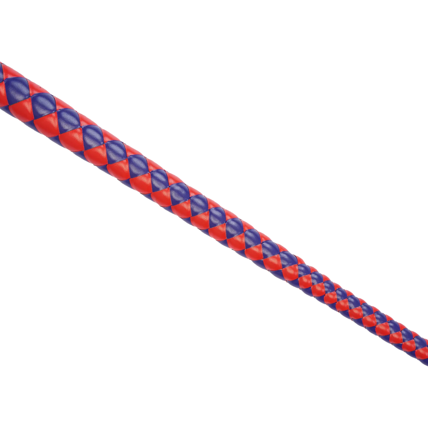 RISE - 90cm Bull Whip - Rood/Blauw
