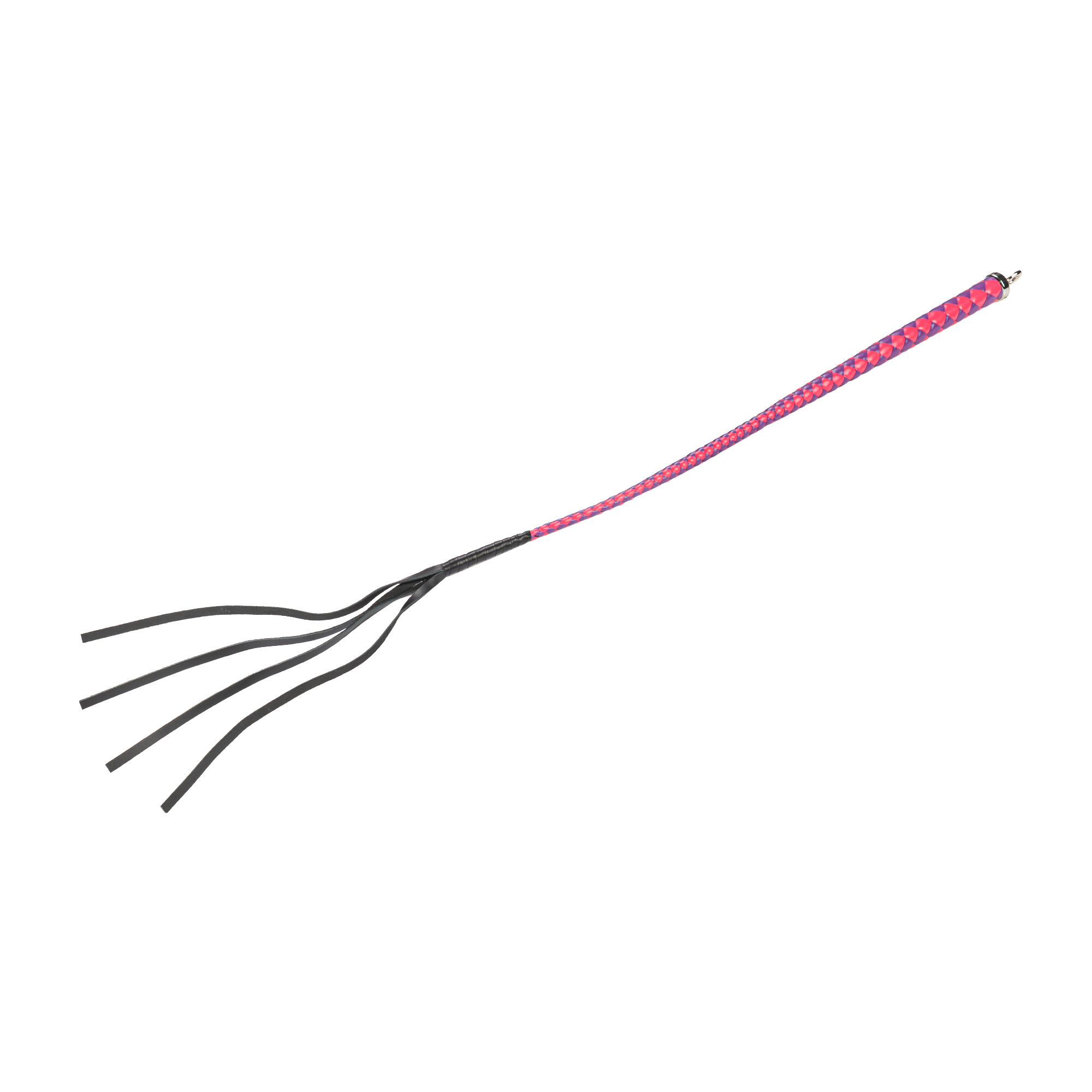 RISE - 90cm Bull Whip - Roze/Paars