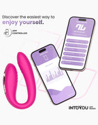 IY - Couty - Speeltje voor koppels 360° Oscilatie, App Bediend - Roze