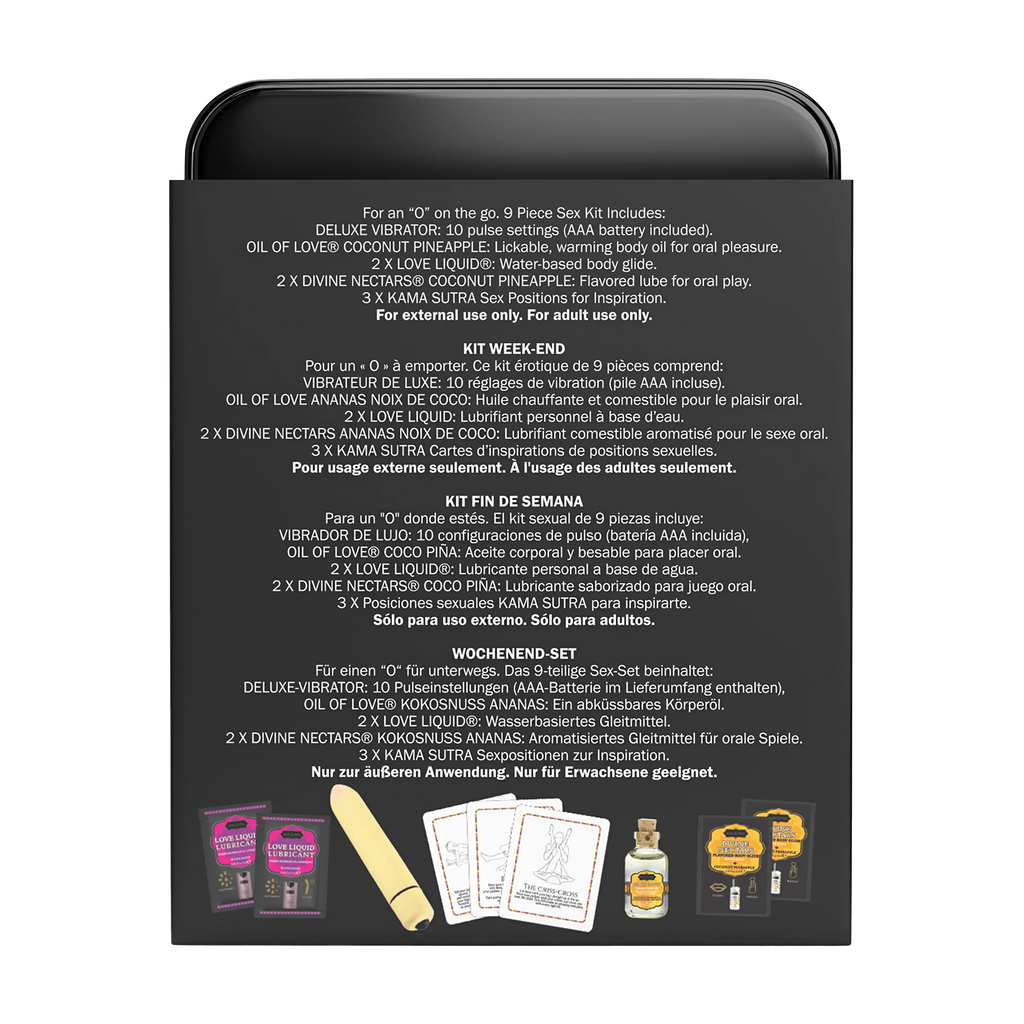 Kama Sutra - Weekender Kit - Kokosnoot Ananas – Geschenkset