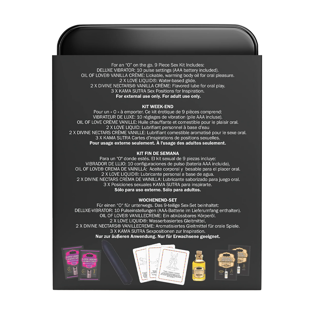 Kama Sutra - Weekender Kit - Vanillecrème – Geschenkset