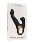 Rimba Toys - Sensual Nights SN08 - Multifunction Vibrator - Zwart