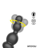 IY Klark - Wuivende & Vibrerende Anaalplug met Afstandsbediening - Zwart