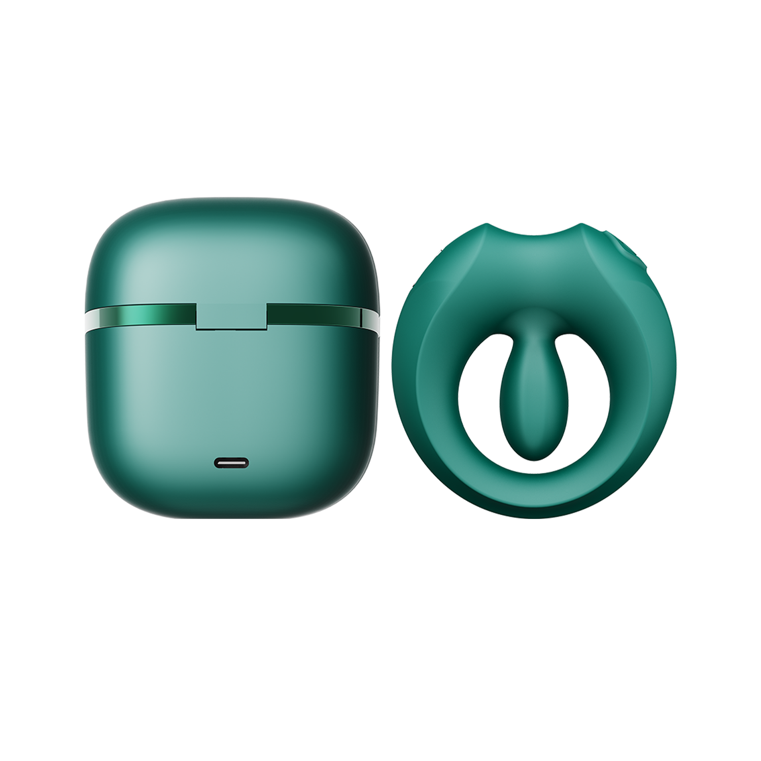 ZALO - Apis - Vibrerende koppelring, App gecontroleerd - Turquoise Groen