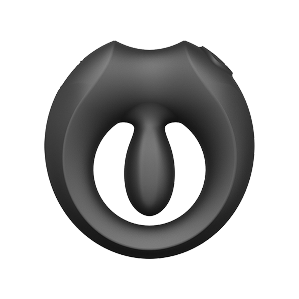 ZALO - Apis - Vibrerende koppelring, App Controlled - Obsidian Zwart