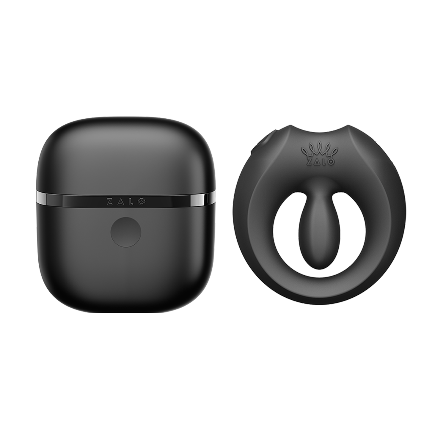 ZALO - Apis - Vibrerende koppelring, App Controlled - Obsidian Zwart