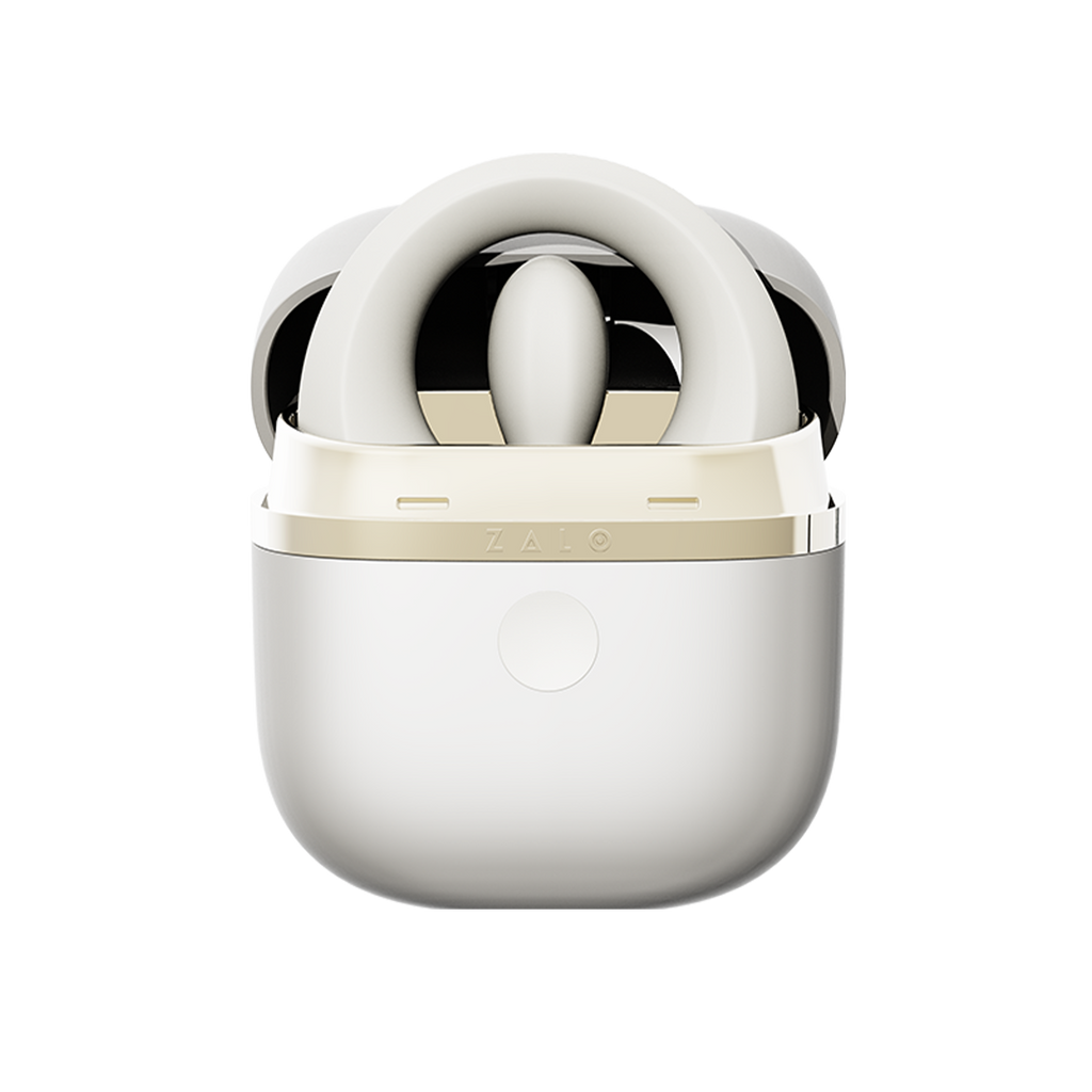 ZALO- Apis - Vibrerende Ring voor Koppels, App Bediend - Ivoor Wit