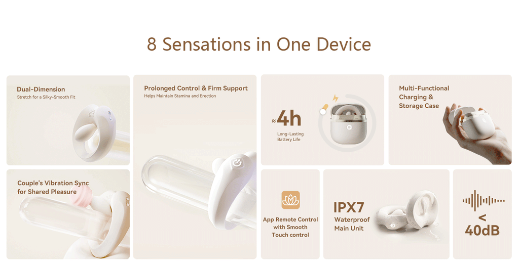 ZALO - Apis - Vibrerende koppelring, App gecontroleerd - Turquoise Groen